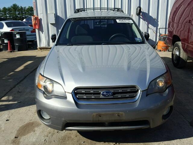 4S4BP61C957301778 - 2005 SUBARU LEGACY SILVER photo 9