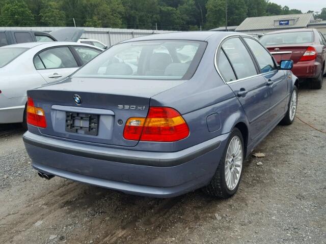 WBAEW53462PG08521 - 2002 BMW 330 XI BLUE photo 4