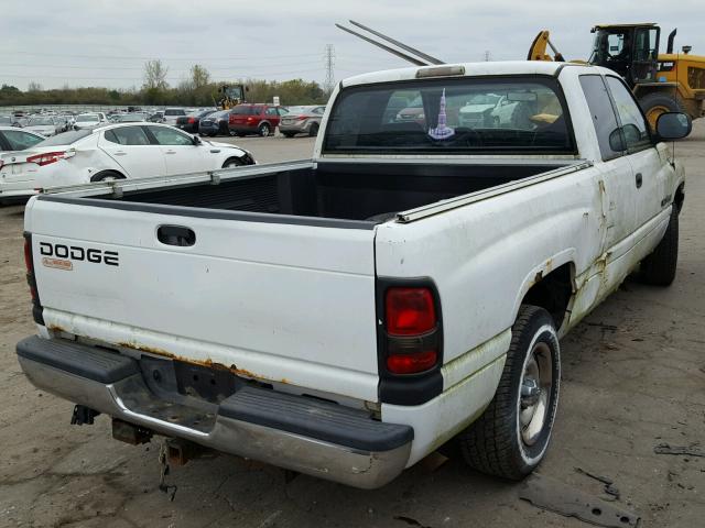 3B7HC12Z0YG124272 - 2000 DODGE RAM 1500 WHITE photo 4