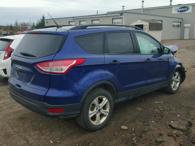 1FMCU0F75EUD39144 - 2014 FORD ESCAPE S BLUE photo 4