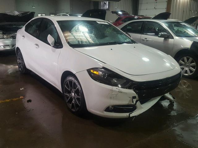 1C3CDFBB2FD301605 - 2015 DODGE DART SXT WHITE photo 1