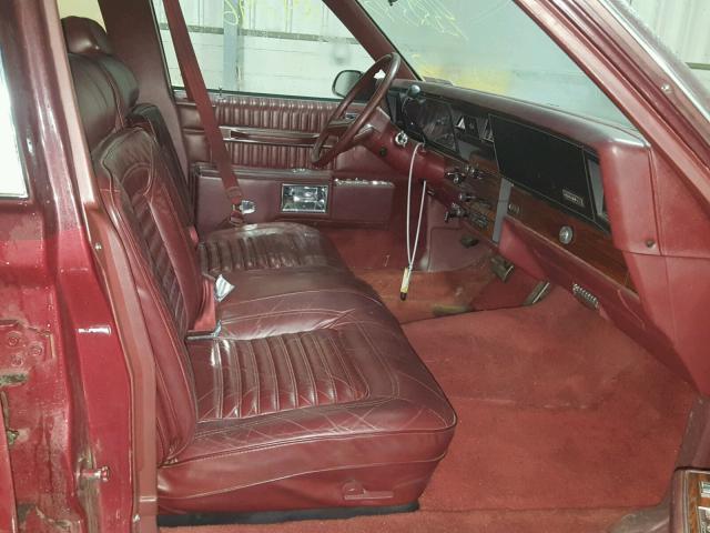 1G1BU54E0LR108918 - 1990 CHEVROLET CAPRICE CL MAROON photo 5