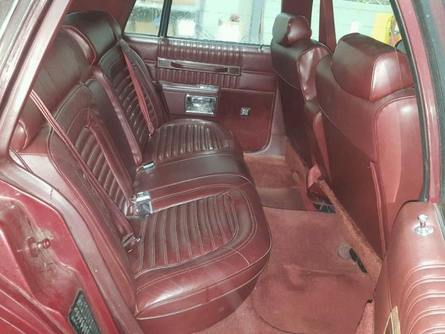 1G1BU54E0LR108918 - 1990 CHEVROLET CAPRICE CL MAROON photo 6