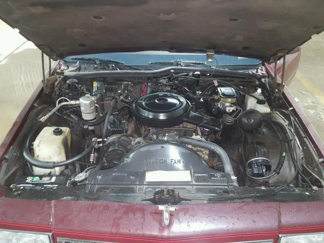 1G1BU54E0LR108918 - 1990 CHEVROLET CAPRICE CL MAROON photo 7