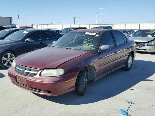 1G1ND52J716181943 - 2001 CHEVROLET MALIBU MAROON photo 2