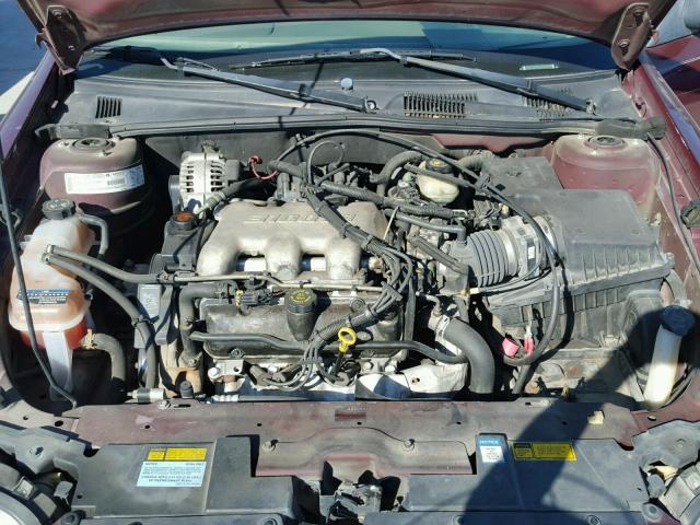 1G1ND52J716181943 - 2001 CHEVROLET MALIBU MAROON photo 7