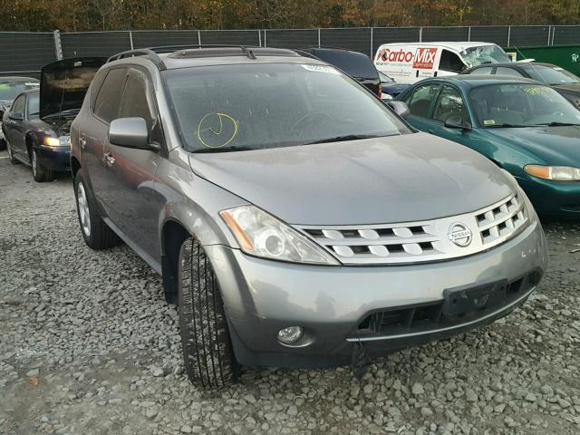 JN8AZ08W55W427315 - 2005 NISSAN MURANO SL CHARCOAL photo 1