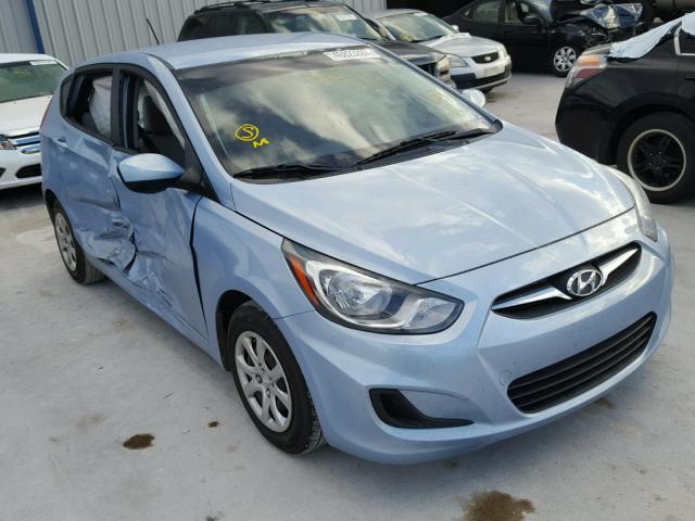 KMHCT5AE3CU040769 - 2012 HYUNDAI ACCENT GLS BLUE photo 1