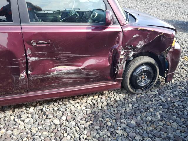 JTLKT324554021058 - 2005 TOYOTA SCION XB Күлгін фото 9