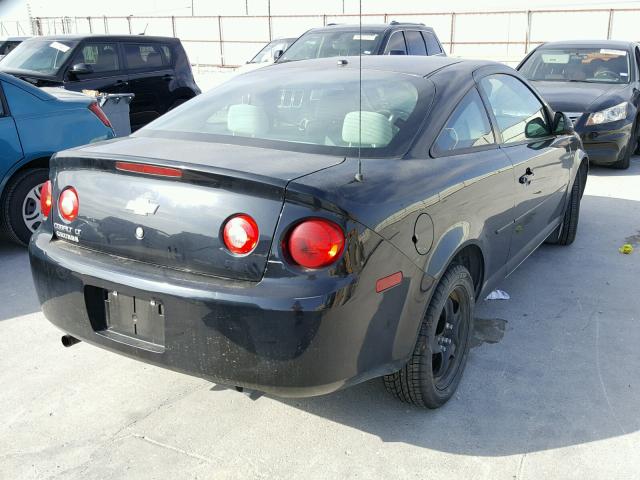 1G1AL15F977407758 - 2007 CHEVROLET COBALT LT BLACK photo 4