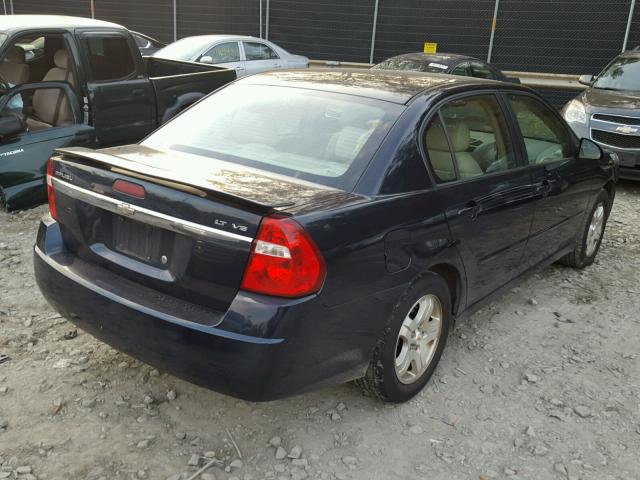 1G1ZU54855F177293 - 2005 CHEVROLET MALIBU LT BLUE photo 4