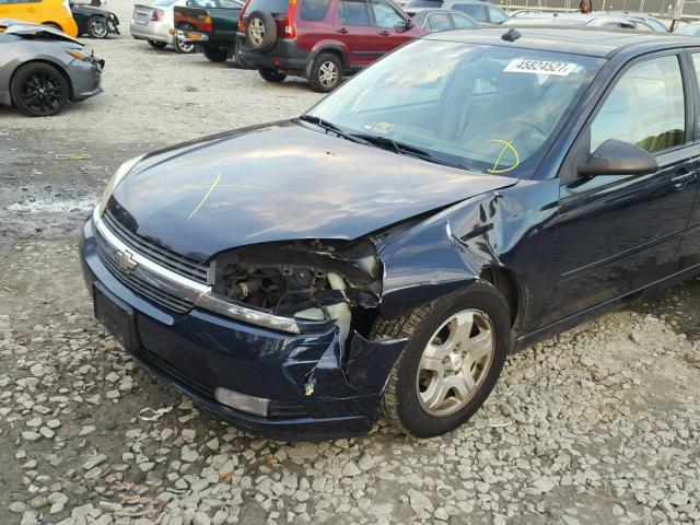 1G1ZU54855F177293 - 2005 CHEVROLET MALIBU LT BLUE photo 9