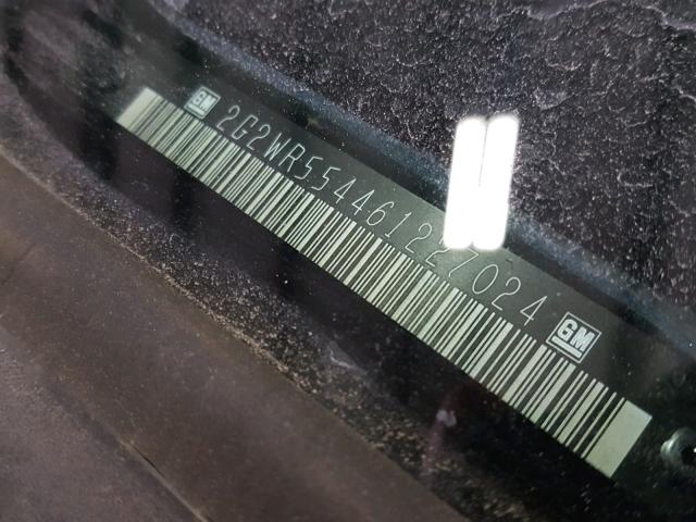 2G2WR554461227024 - 2006 PONTIAC GRAND PRIX 黑色 照片 10