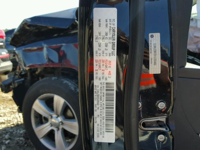 1C4NJCBB3DD205460 - 2013 JEEP COMPASS SP BLACK photo 10