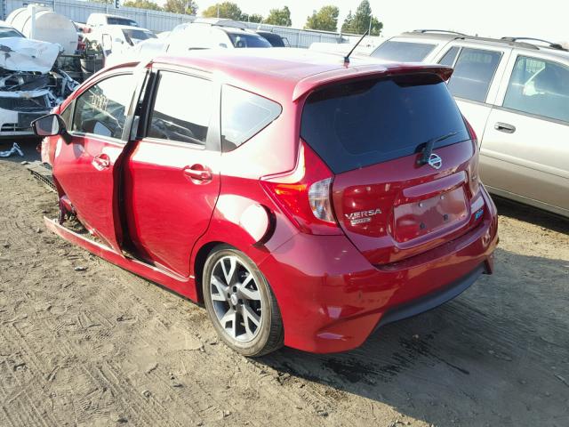 3N1CE2CP5FL387842 - 2015 NISSAN VERSA NOTE BURGUNDY photo 3