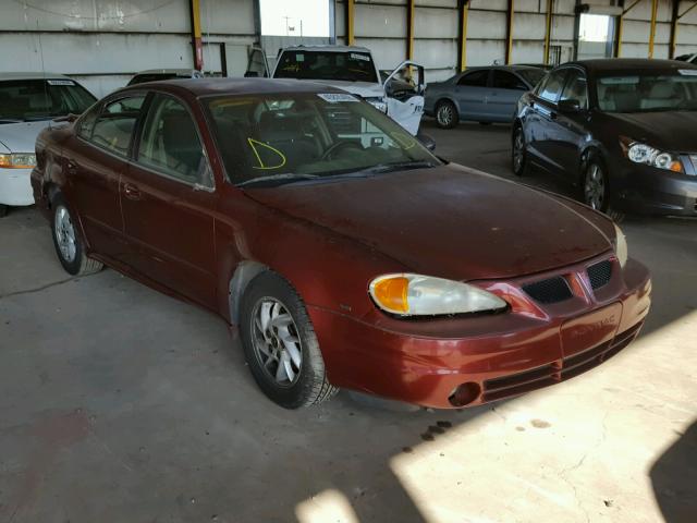 1G2NF52E43C310542 - 2003 PONTIAC GRAND AM S MAROON photo 1