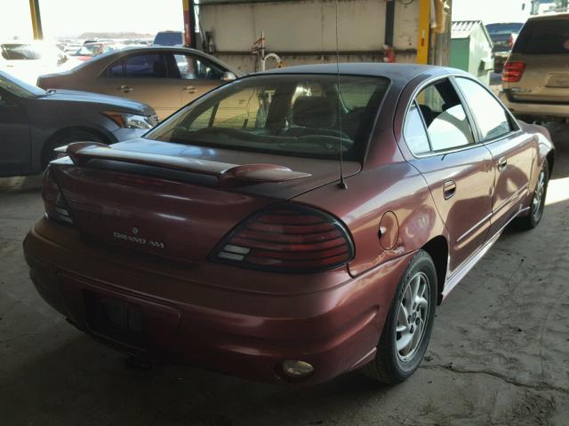 1G2NF52E43C310542 - 2003 PONTIAC GRAND AM S MAROON photo 4