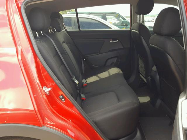 KNDPB3A28D7376274 - 2013 KIA SPORTAGE B RED photo 6