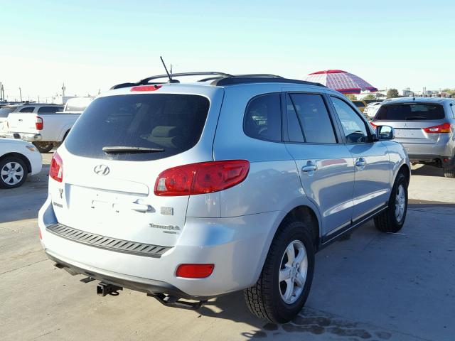 5NMSG73D58H151245 - 2008 HYUNDAI SANTA FE BLUE photo 4