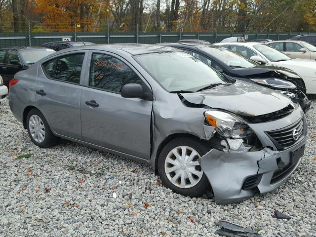 3N1CN7AP8EL847994 - 2014 NISSAN VERSA S SILVER photo 1