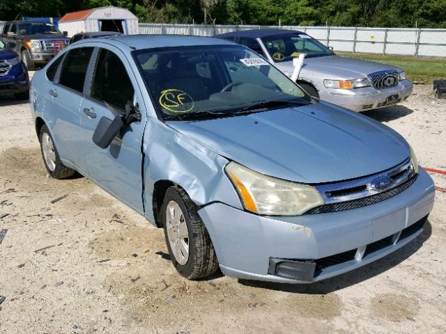 1FAHP34N18W225855 - 2008 FORD FOCUS S/SE BLUE photo 1