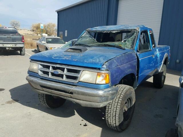 1FTCR15X0RPB53979 - 1994 FORD RANGER SUP BLUE photo 2