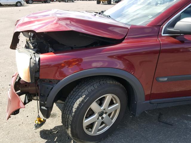 YV1CZ59H541083833 - 2004 VOLVO XC90 RED photo 10