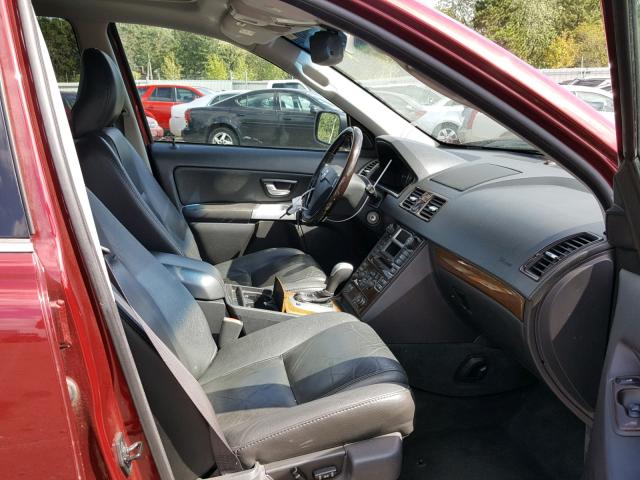 YV1CZ59H541083833 - 2004 VOLVO XC90 RED photo 5