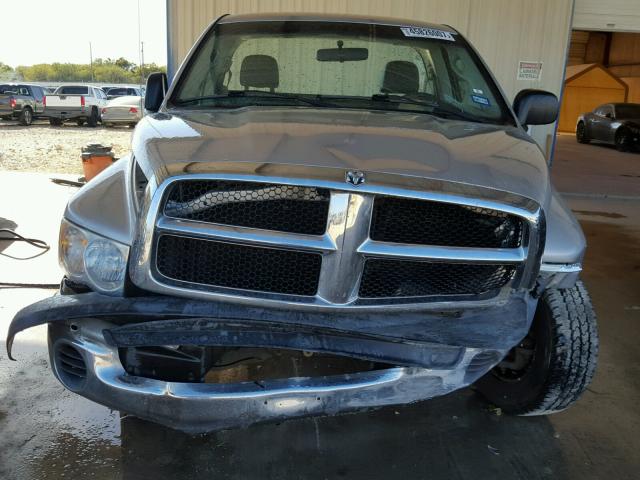 1D7HA16K15J604422 - 2005 DODGE RAM 1500 S SILVER photo 9