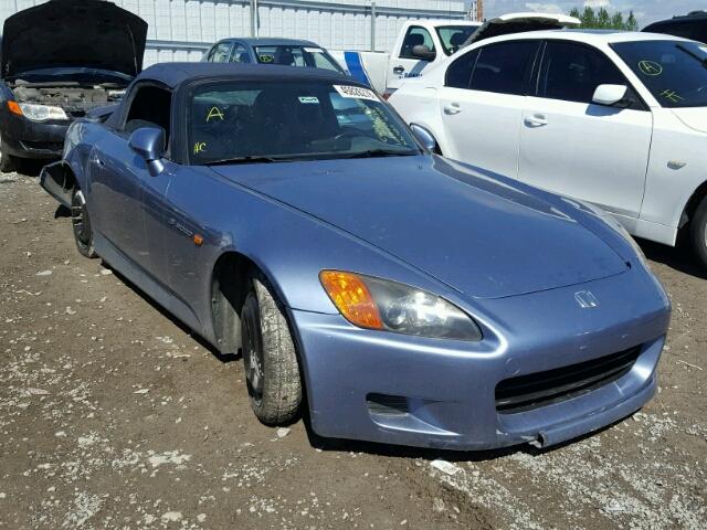 JHMAP11443T005257 - 2003 HONDA S2000 BLUE photo 1