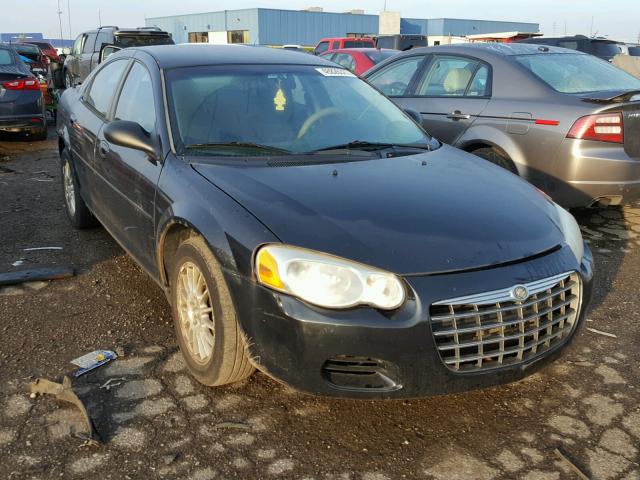 1C3EL46XX6N236891 - 2006 CHRYSLER SEBRING BLACK photo 1