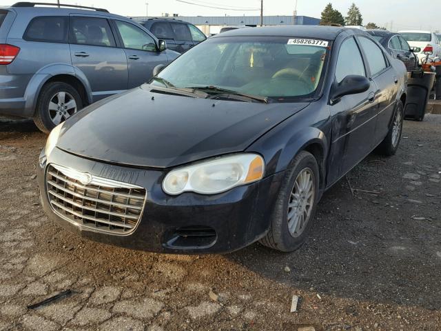 1C3EL46XX6N236891 - 2006 CHRYSLER SEBRING BLACK photo 2