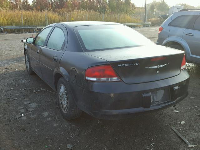 1C3EL46XX6N236891 - 2006 CHRYSLER SEBRING BLACK photo 3