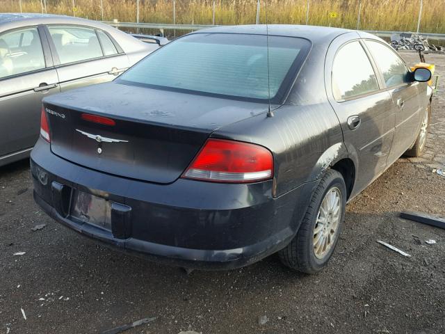 1C3EL46XX6N236891 - 2006 CHRYSLER SEBRING BLACK photo 4