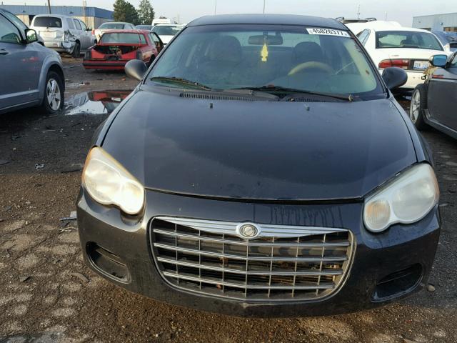 1C3EL46XX6N236891 - 2006 CHRYSLER SEBRING BLACK photo 9