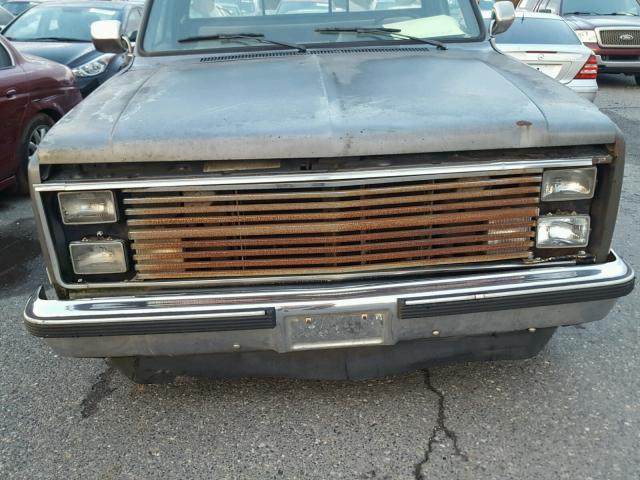 2GCDC14H4G1104729 - 1986 CHEVROLET C10 BROWN photo 9