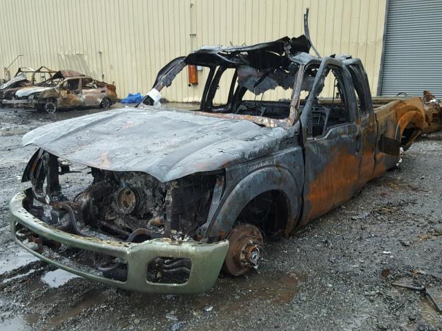 1FT7X2BT9EEA16334 - 2014 FORD F250 SUPER BURN photo 2