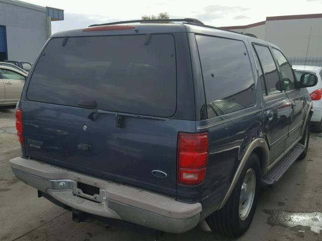 1FMPU18L9WLC08100 - 1998 FORD EXPEDITION BLUE photo 4