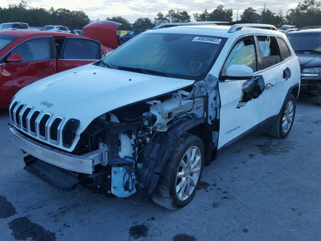 1C4PJLDB9EW258563 - 2014 JEEP CHEROKEE L WHITE photo 2