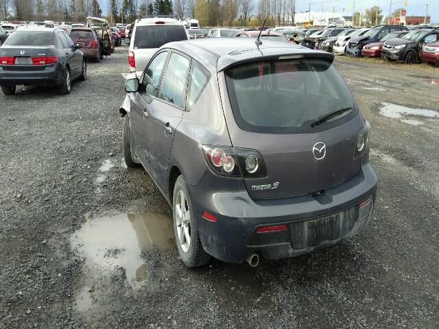 JM1BK34F481134048 - 2008 MAZDA 3 I GRAY photo 3