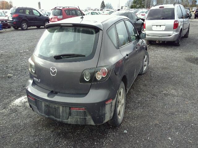 JM1BK34F481134048 - 2008 MAZDA 3 I GRAY photo 4