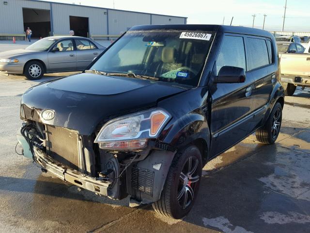 KNDJT2A22A7031458 - 2010 KIA SOUL + BLACK photo 2