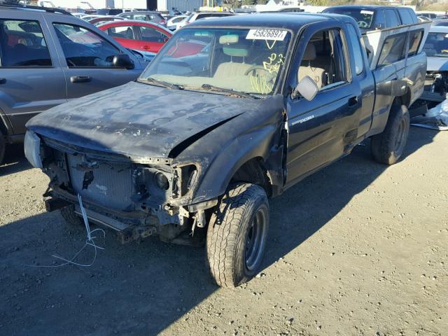 4TAWM72N5WZ013164 - 1998 TOYOTA TACOMA XTR BLACK photo 2