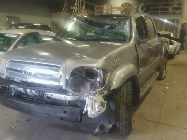 5TBDT44185S472060 - 2005 TOYOTA TUNDRA DOU GRAY photo 9