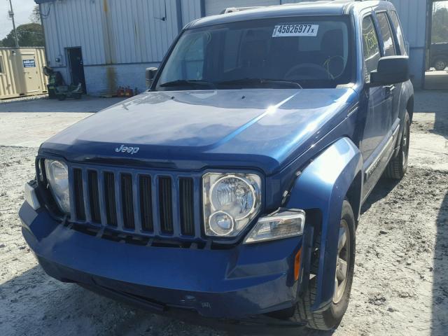 1J4PP2GK1AW128835 - 2010 JEEP LIBERTY SP BLUE photo 2