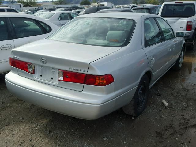 4T1BG22K21U838924 - 2001 TOYOTA CAMRY CE SILVER photo 4