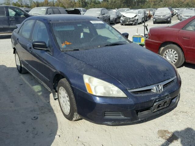 1HGCM56126A081702 - 2006 HONDA ACCORD VAL BLUE photo 1