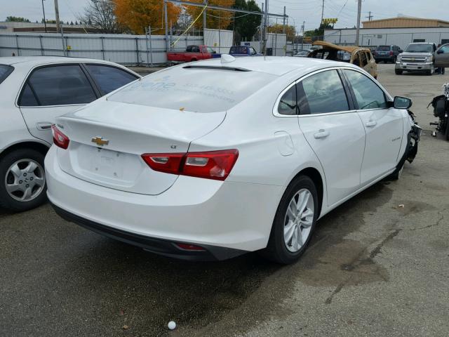 1G1ZE5STXGF319077 - 2016 CHEVROLET MALIBU LT WHITE photo 4