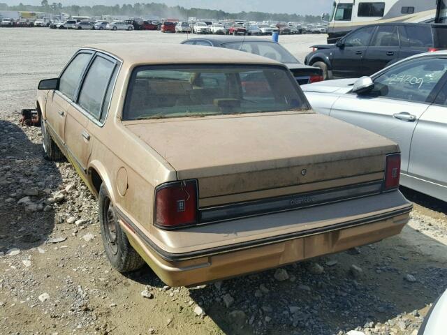 2G3AJ19R7G9305052 - 1986 OLDSMOBILE CUTLASS CI GOLD photo 3
