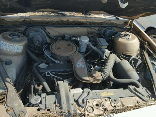 2G3AJ19R7G9305052 - 1986 OLDSMOBILE CUTLASS CI GOLD photo 7